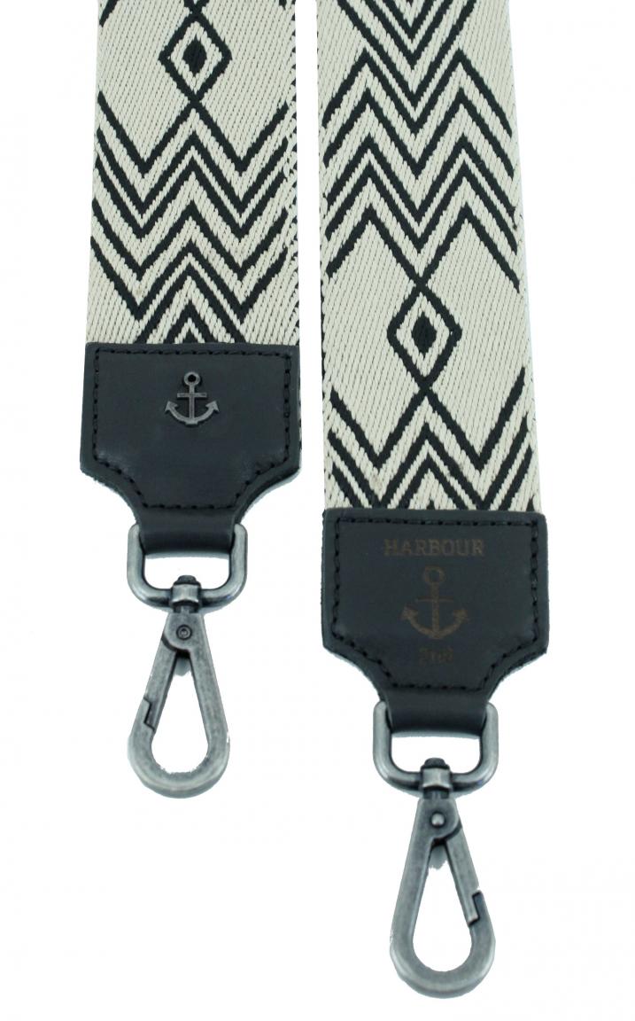 Taschenriemen Harbour 2nd schwarz beige Doubleface Nala
