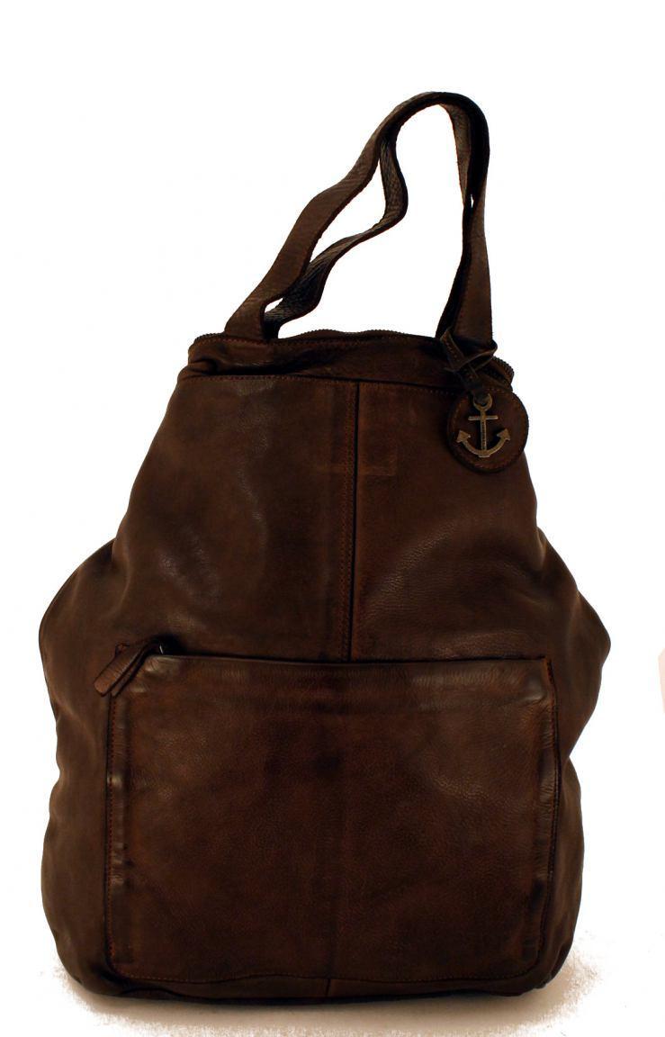 Taschenrucksack Harbour 2nd Herakles Cognac Leder braun