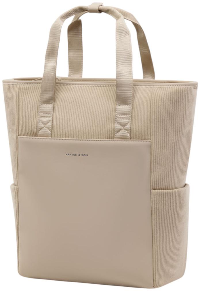 Taschenrucksack Kapten and Son Dusty Sand gummiert Lindby PRO Rippcord Laptop