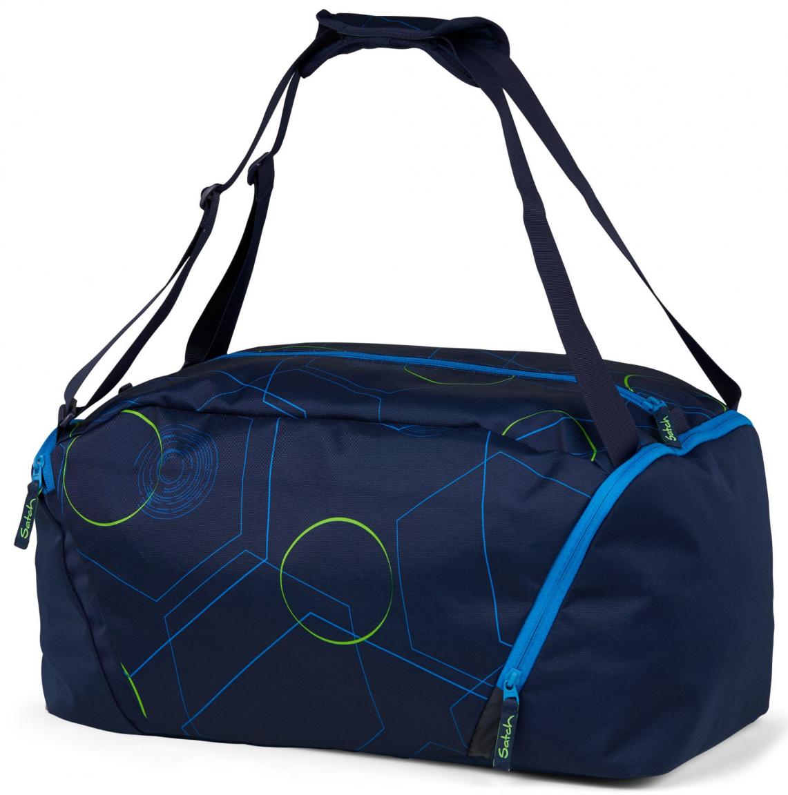 Taschenrucksack Satch Sport dunkelblau Kreise Blue Tech