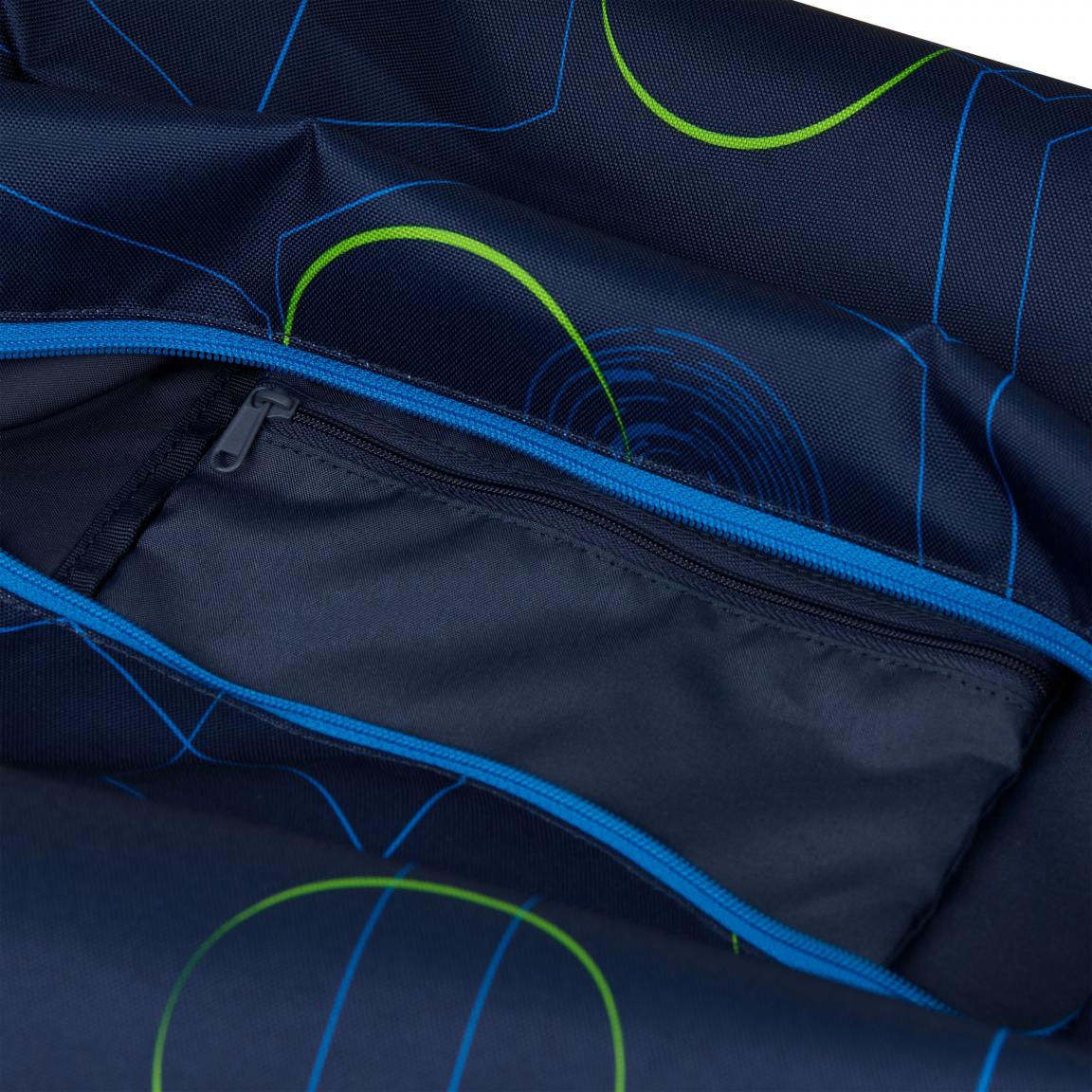 Taschenrucksack Satch Sport dunkelblau Kreise Blue Tech