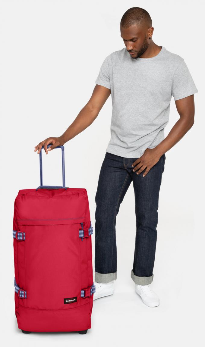 Taschentrolley  Tranverz L dunkelgrau Nep Whale Eastpak