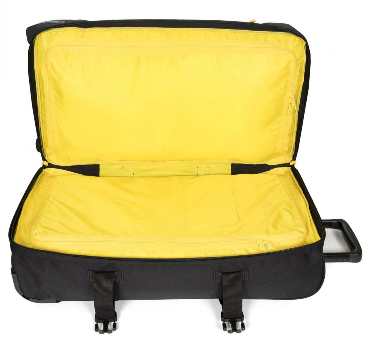 Taschentrolly Eastpak Havaianas Tranverz L schwarz mit einem bunten Streifen