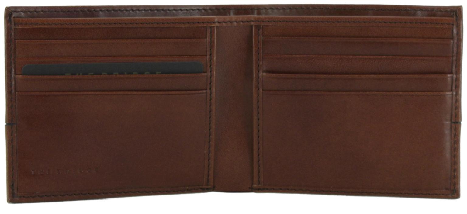 The Bridge Damiano Herren Scheintasche Marrone braun Teilungsnaht kein Münzfach