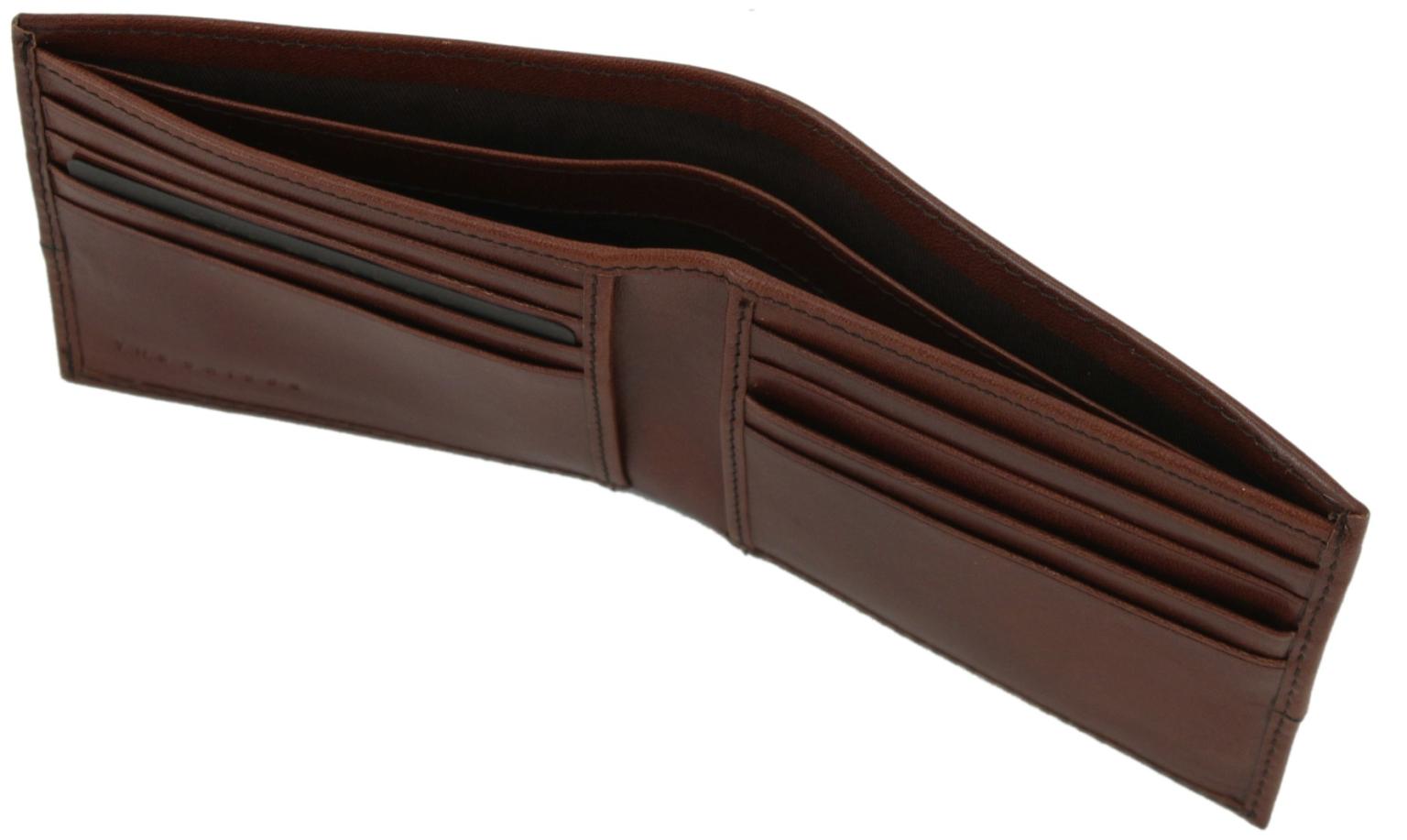 The Bridge Damiano Herren Scheintasche Marrone braun Teilungsnaht kein Münzfach
