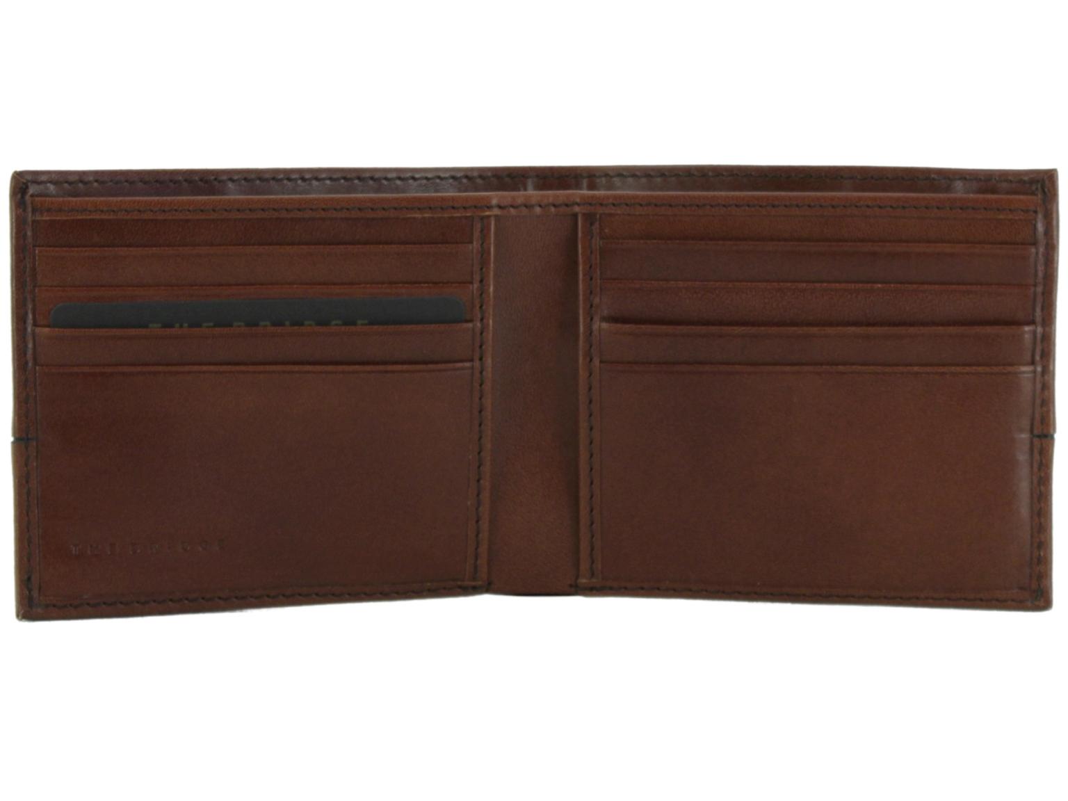 The Bridge Damiano Herren Scheintasche Marrone braun Teilungsnaht kein Münzfach