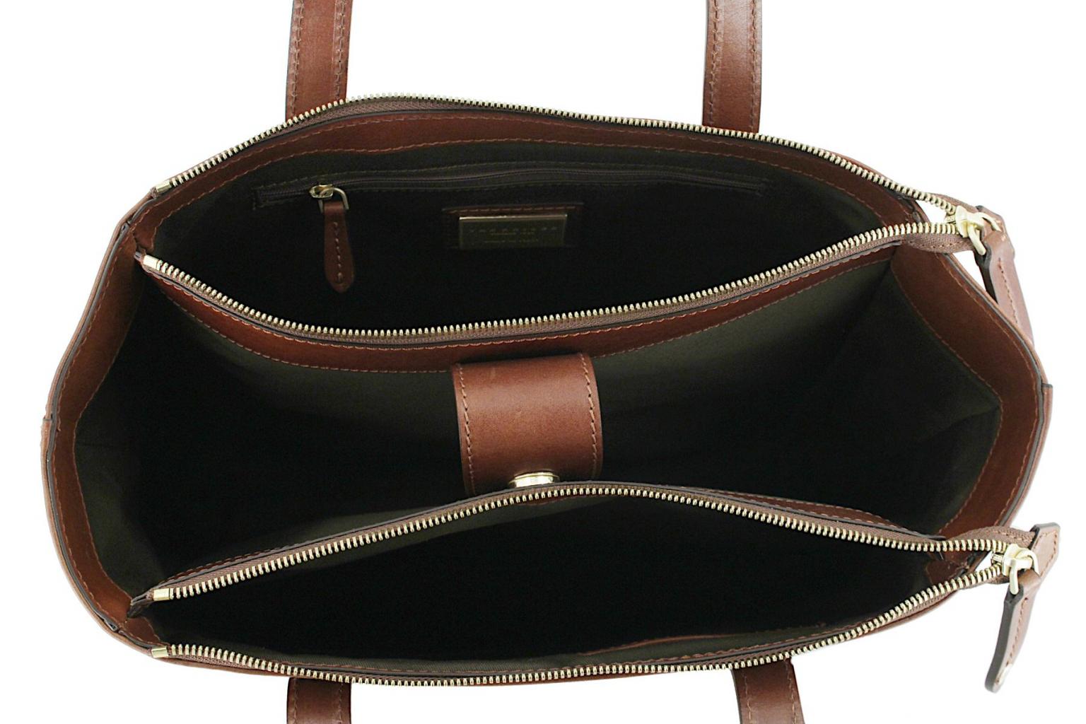 The Bridge Henkeltasche Story Donna Florenz Leder braun