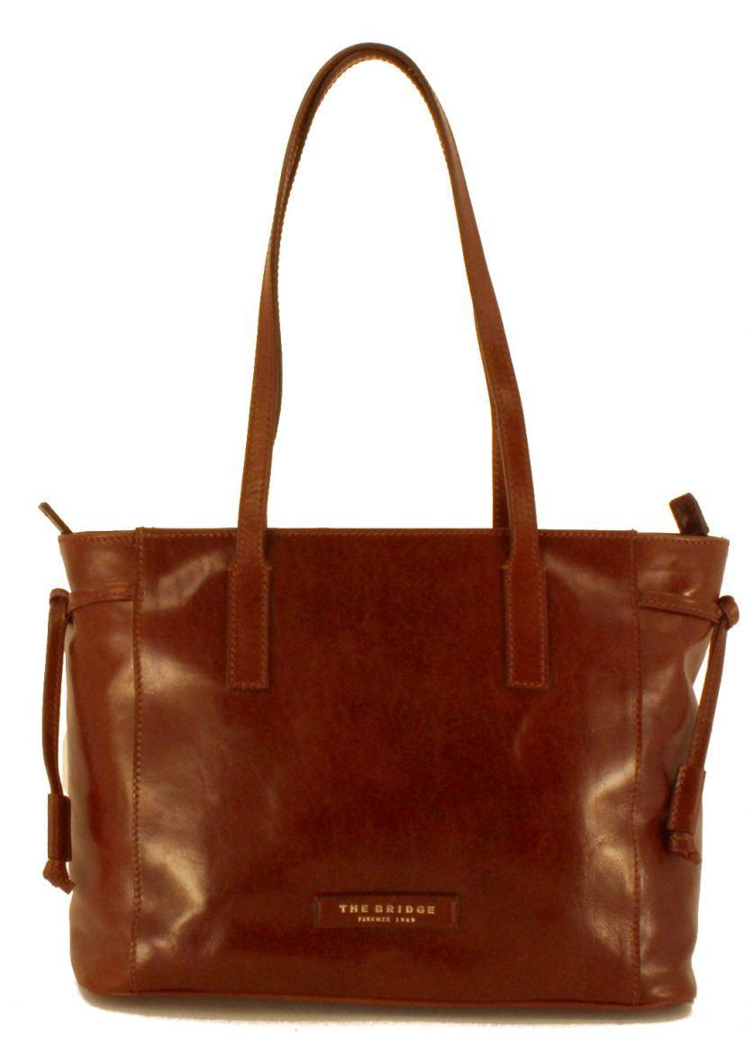 The Bridge Leder-Shopper Passpartout Dona Schwarz