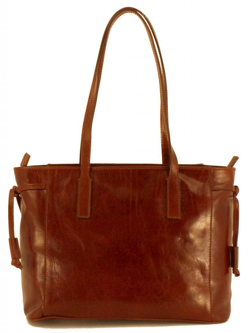 The Bridge Leder-Shopper Passpartout Dona Schwarz