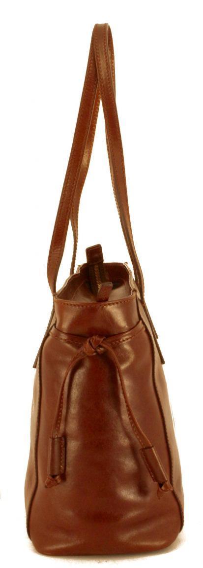 The Bridge Leder-Shopper Passpartout Dona Schwarz