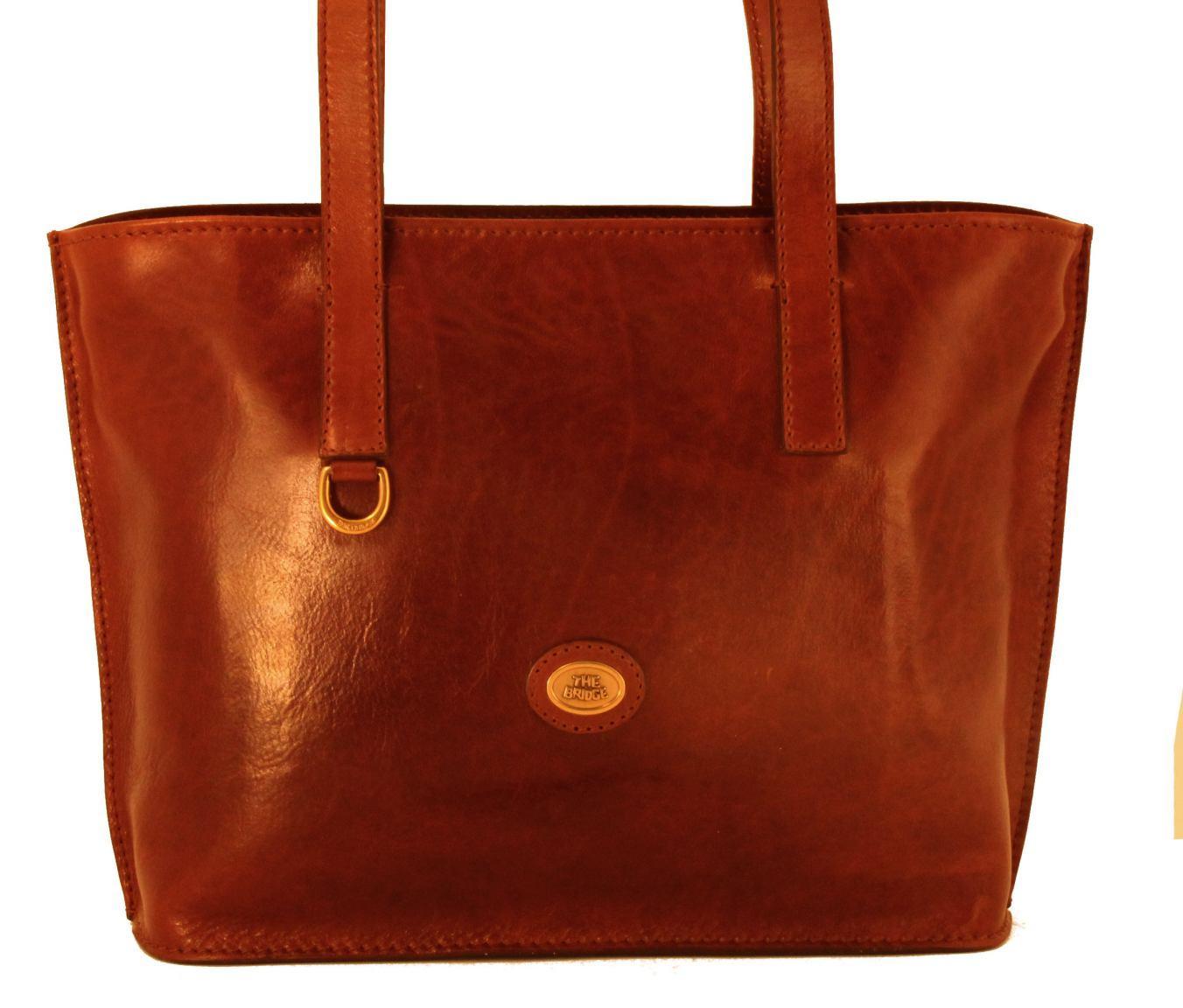 wildledertasche cognac