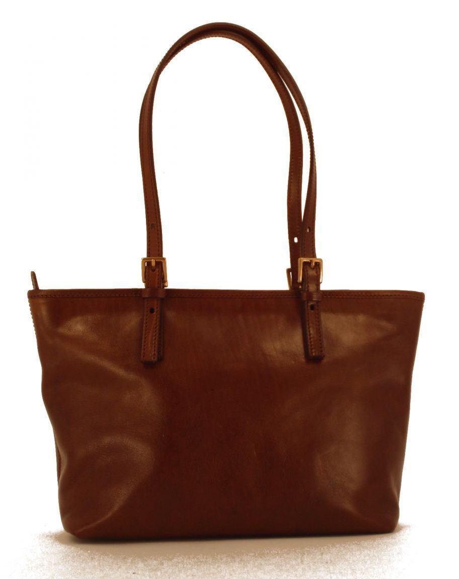 The Bridge Shoppertasche Leder schwarz