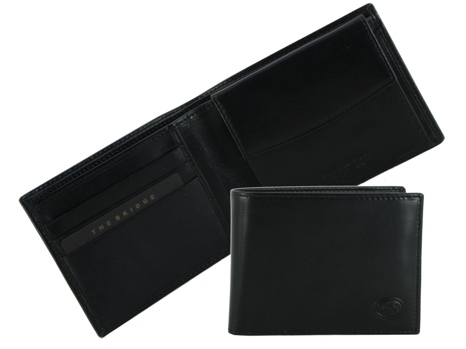 The Bridge Story Uomo Nero Herrengeldbörse schwarz 