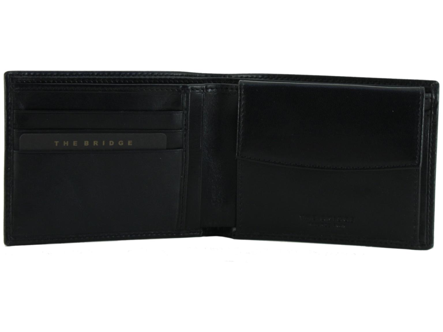 The Bridge Story Uomo Nero Herrengeldbörse schwarz 