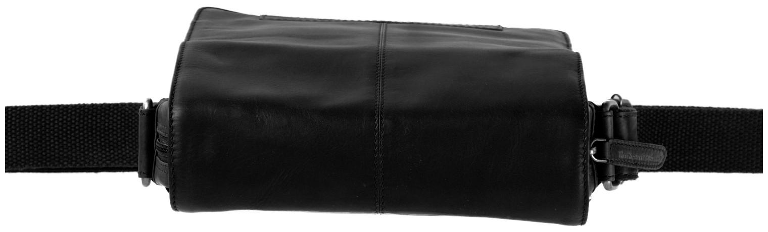 The Chesterfield Brand Remy Black Schultertasche Überschlag unisex