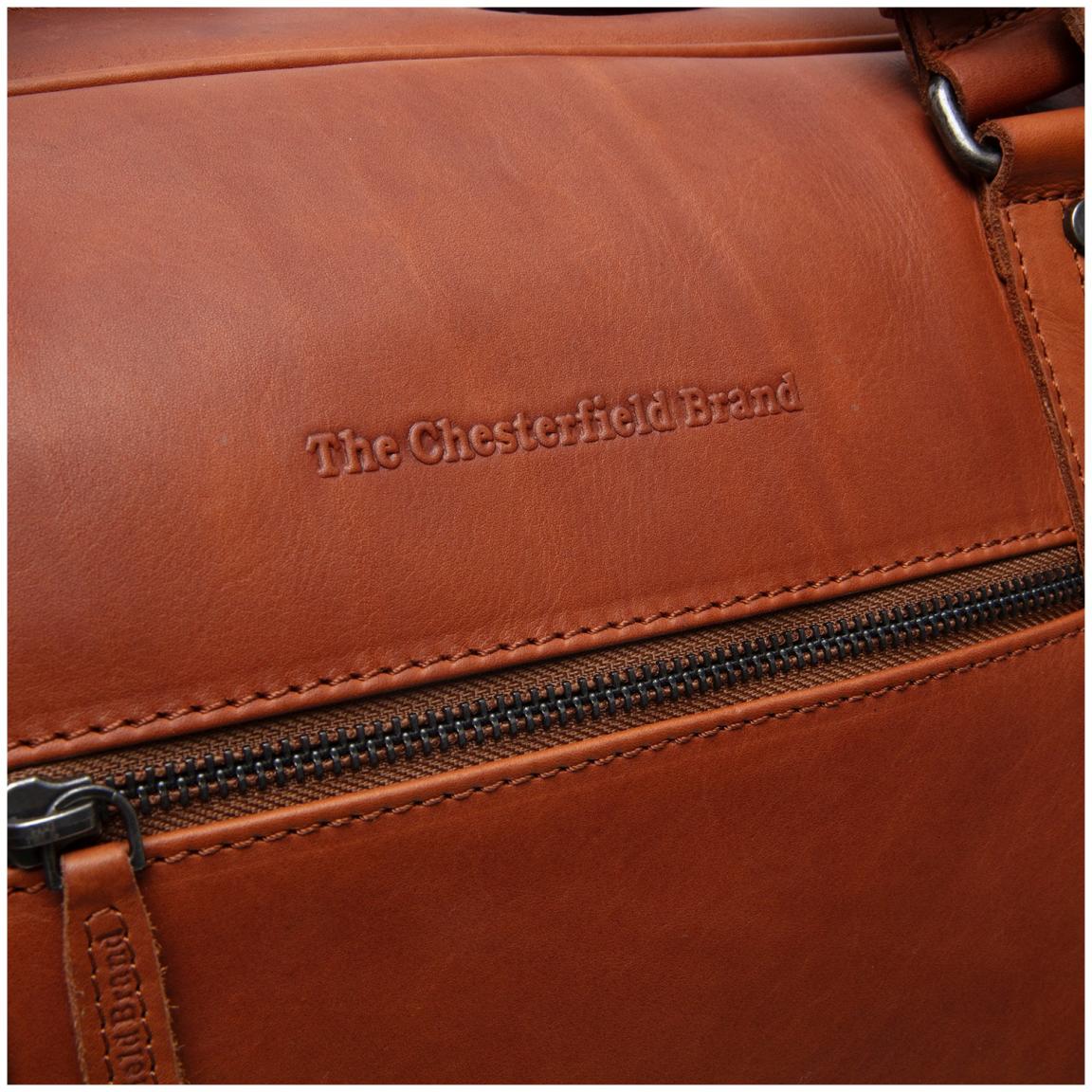 The Chesterfield Brand Wax Pull Up Rivaro Reisetasche Leder Cognac - braun