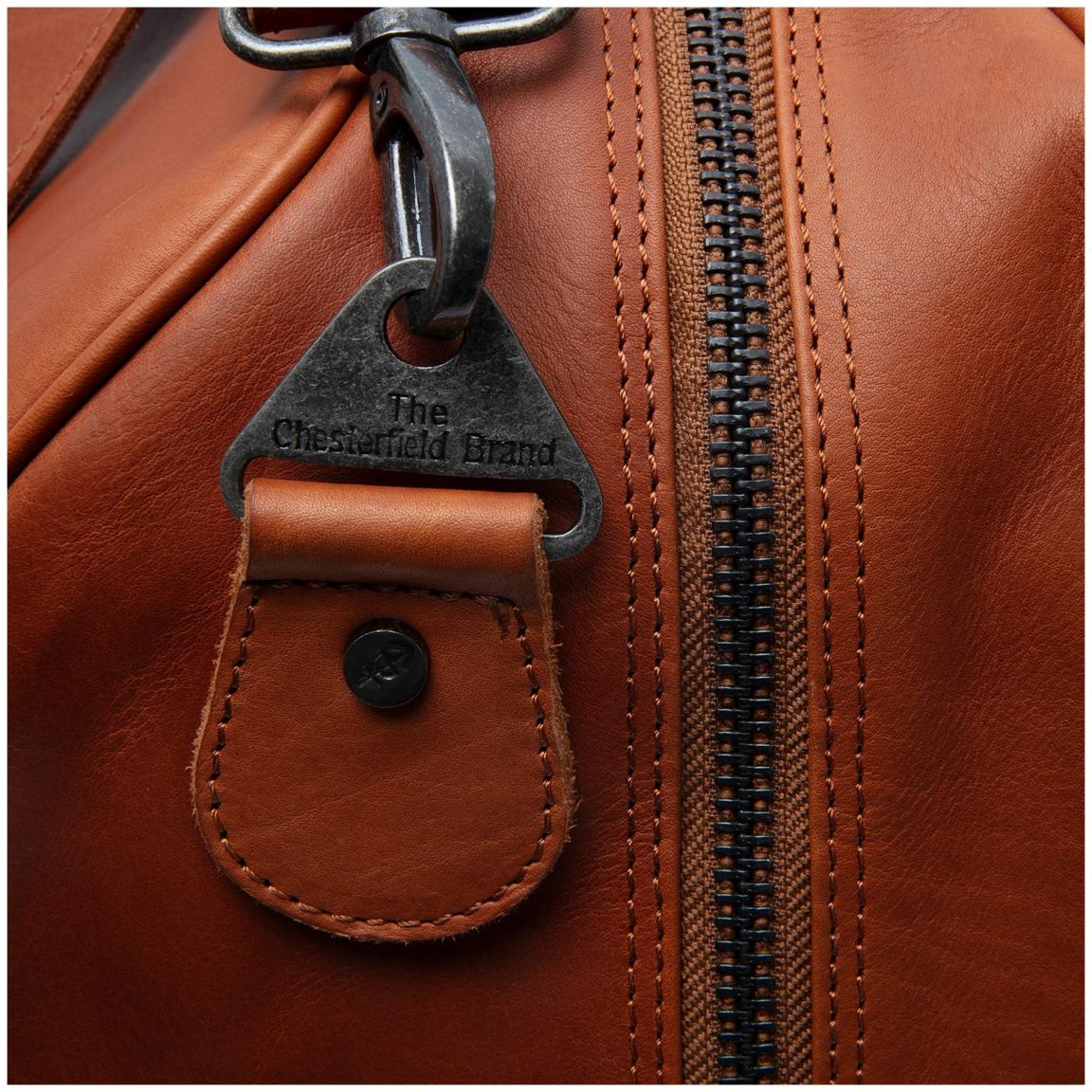 The Chesterfield Brand Wax Pull Up Rivaro Reisetasche Leder Cognac - braun