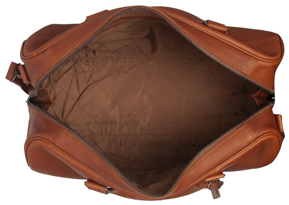 The Chesterfield Brand Wax Pull Up Rivaro Reisetasche Leder Cognac - braun