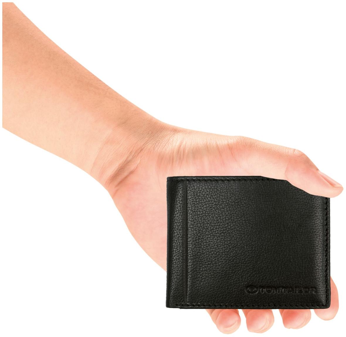 Tom Tailor Bela Herren Geldbörse Leder Schwarz