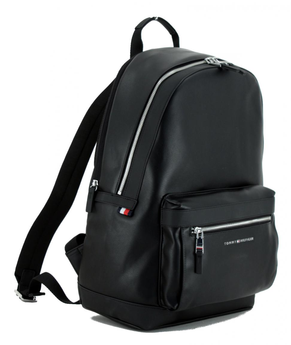 Tommy Hilfiger Metro Backpack LaptopRucksack schwarz gepolstert Bags