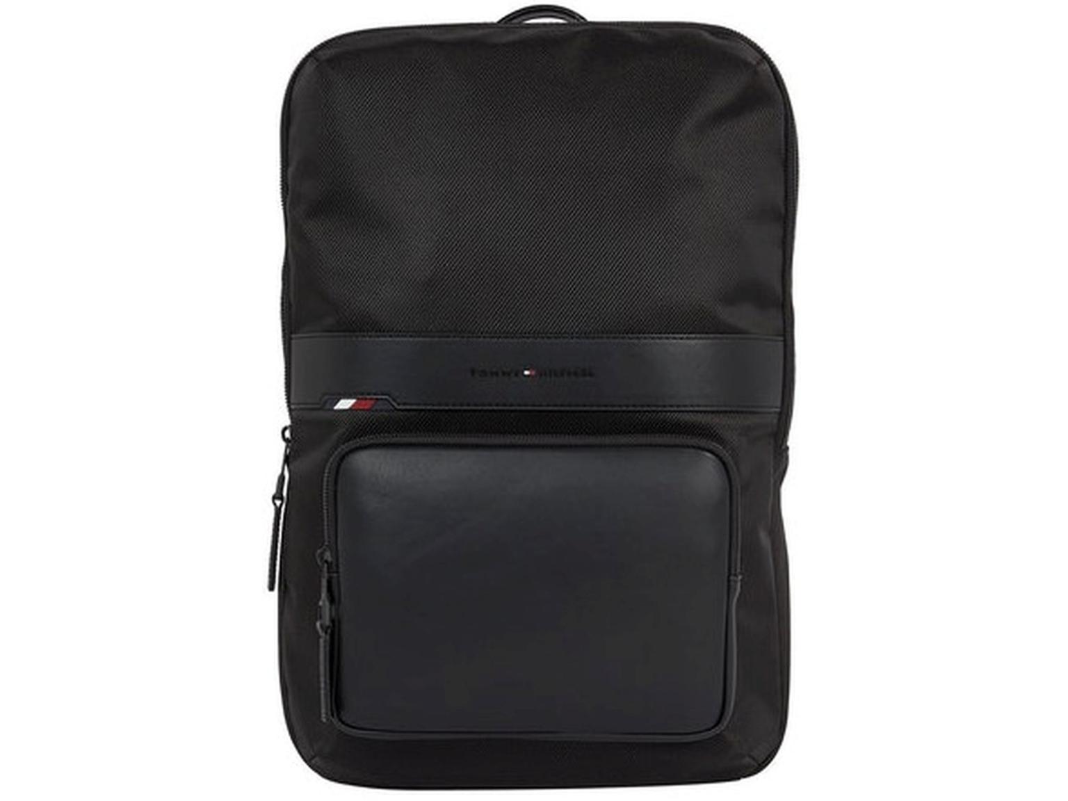 Tommy Hilfiger 1985 Slim Tech Herrenrucksack Black Nylon 