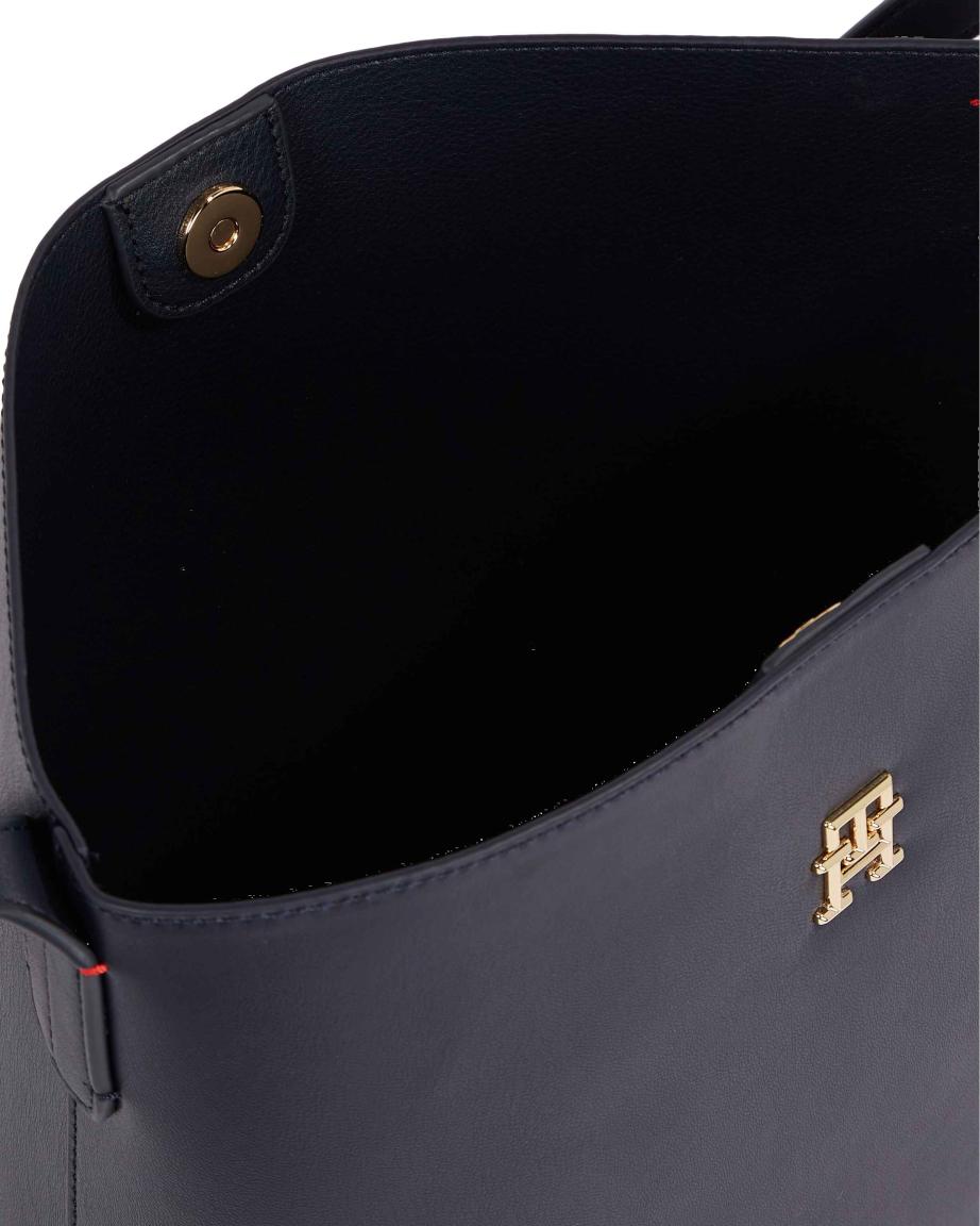 Tommy Hilfiger Bucket Iconic Bag Blau Damentasche