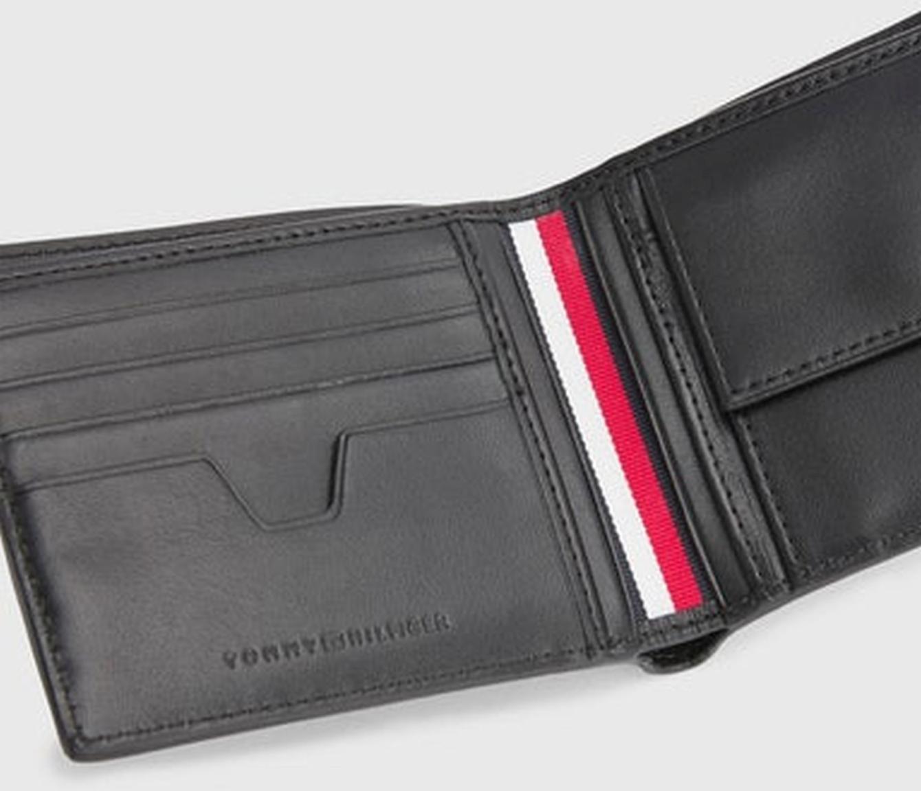 Tommy Hilfiger Central Extra CC and Coin Herrenbörse Bifold Branding RFID