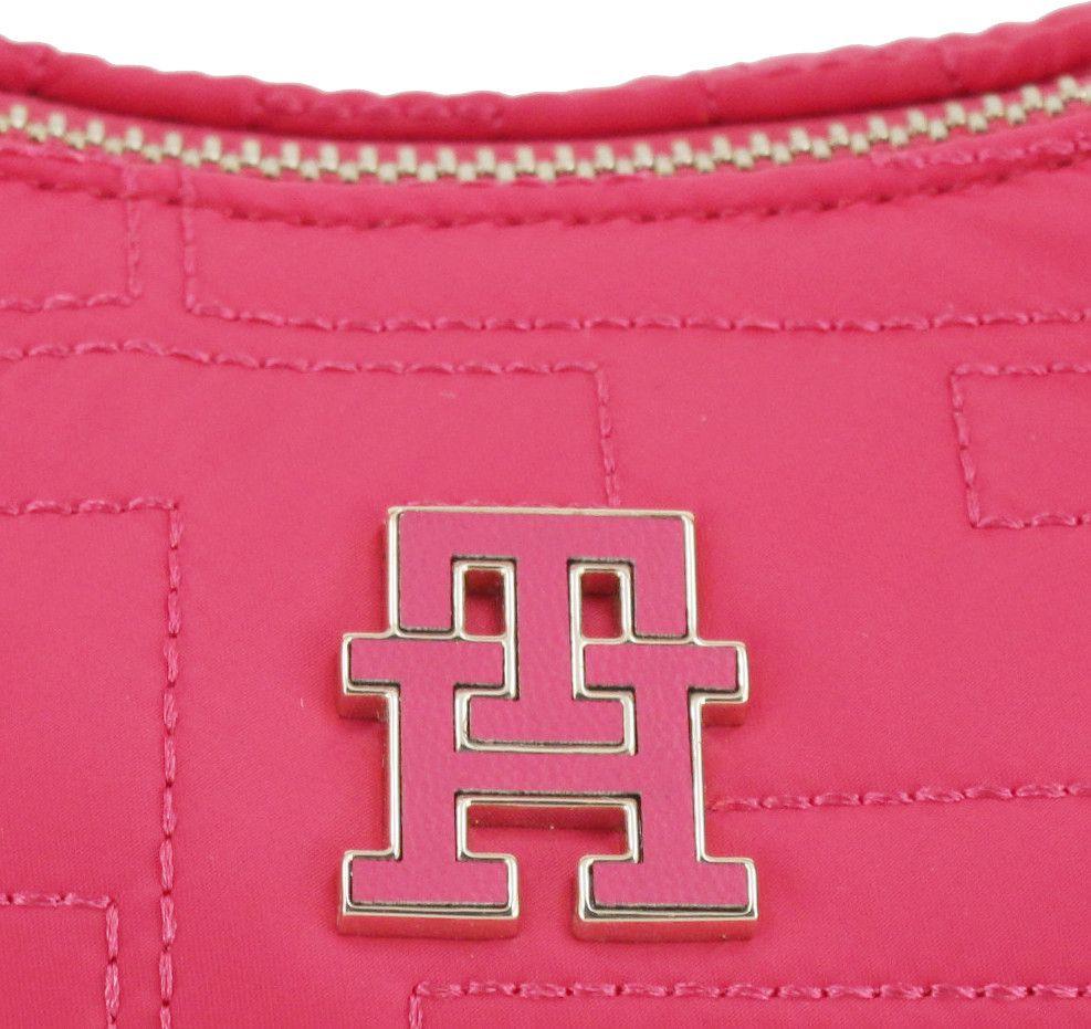 Tommy Hilfiger Chic Nylon Shoulder Bag Hobotasche mit Monogramstick Pink