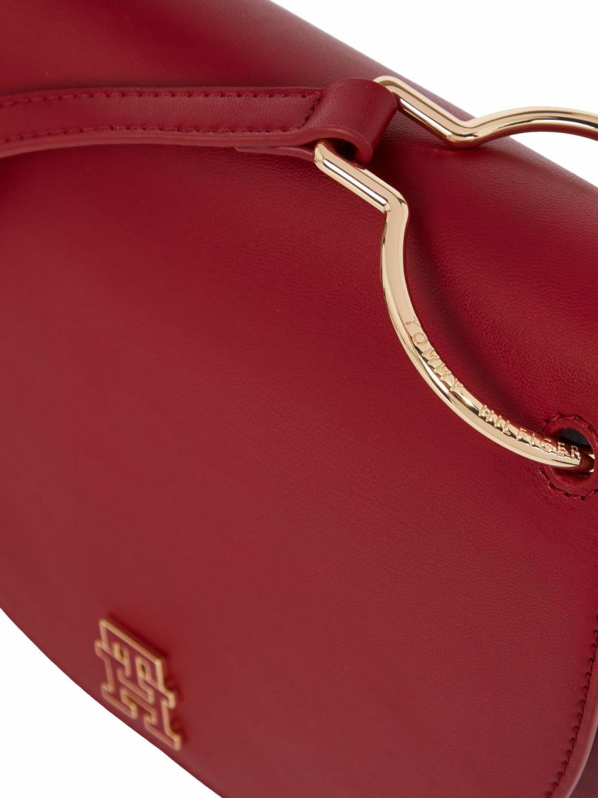 Tommy Hilfiger Chic Saddle Bag Überschlagtasche Rouge