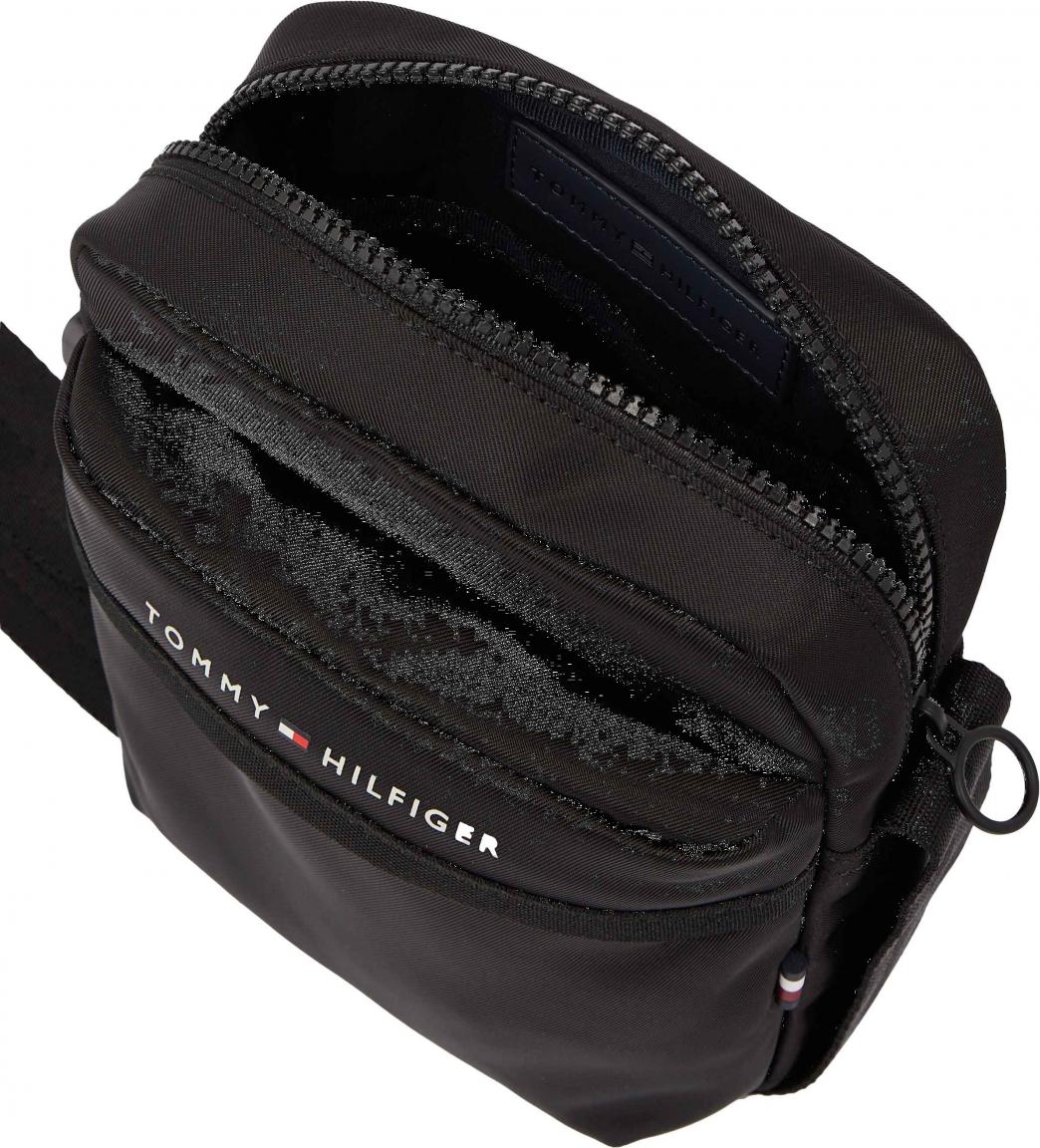 Tommy Hilfiger Crossovertasche Männer Skyline Mini Reporter Schwarz