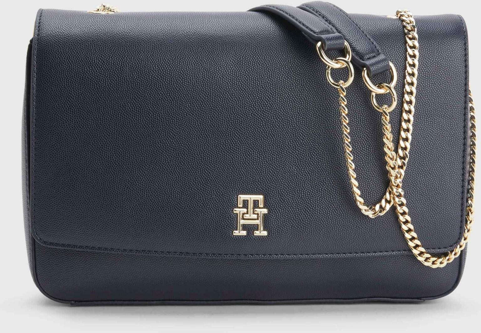 Tommy Hilfiger Crossovertasche mit Überschlag navy 