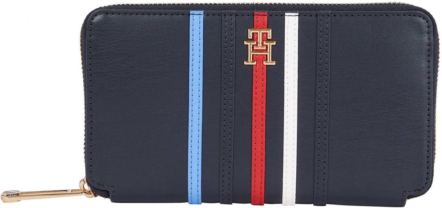 Tommy Hilfiger Damen Portemonnaie Iconic Tommy Large ZA Corp 