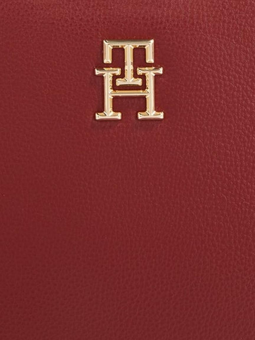 Tommy Hilfiger Damenkurzgrifftasche Rouge Dunkelrot kleines Etui Tommy Life Satchel