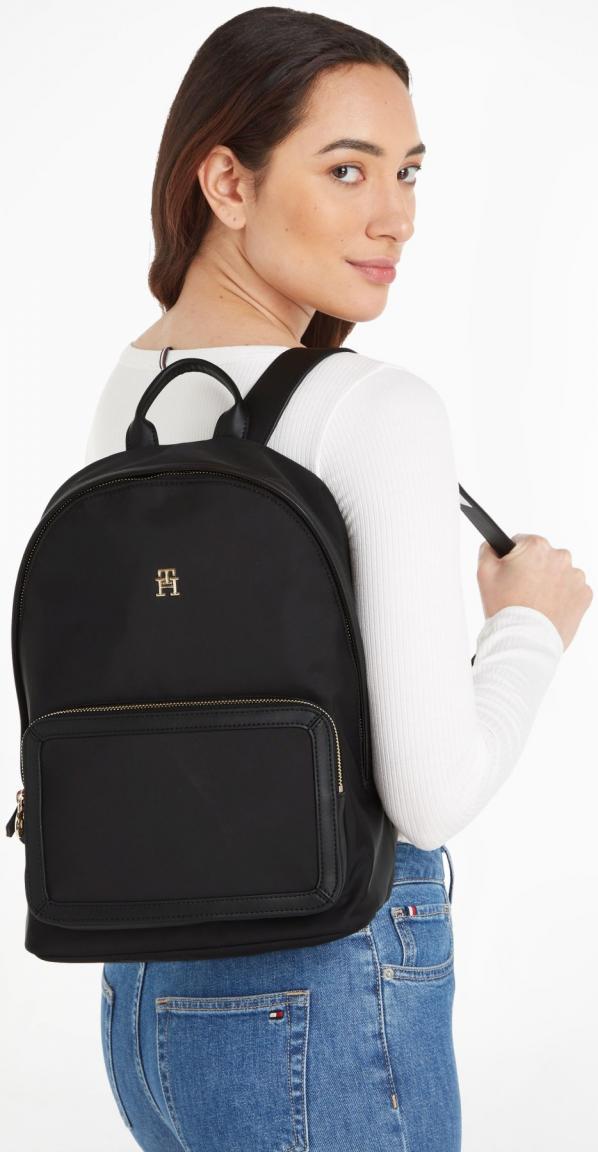 Tommy Hilfiger Daypack Damen schwarz TH Essential Nylon