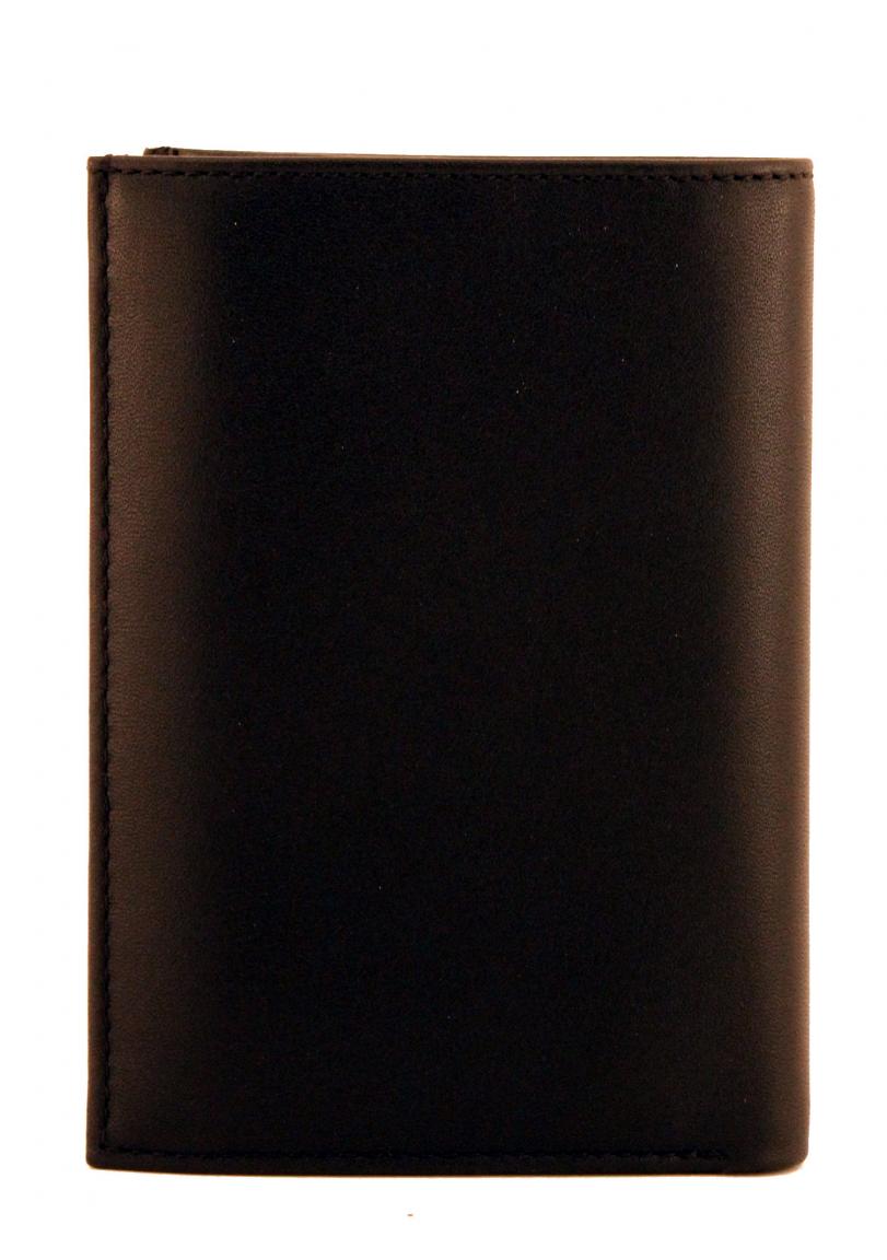 Tommy Hilfiger Eton Geldtasche Hochformat Leder Schwarz