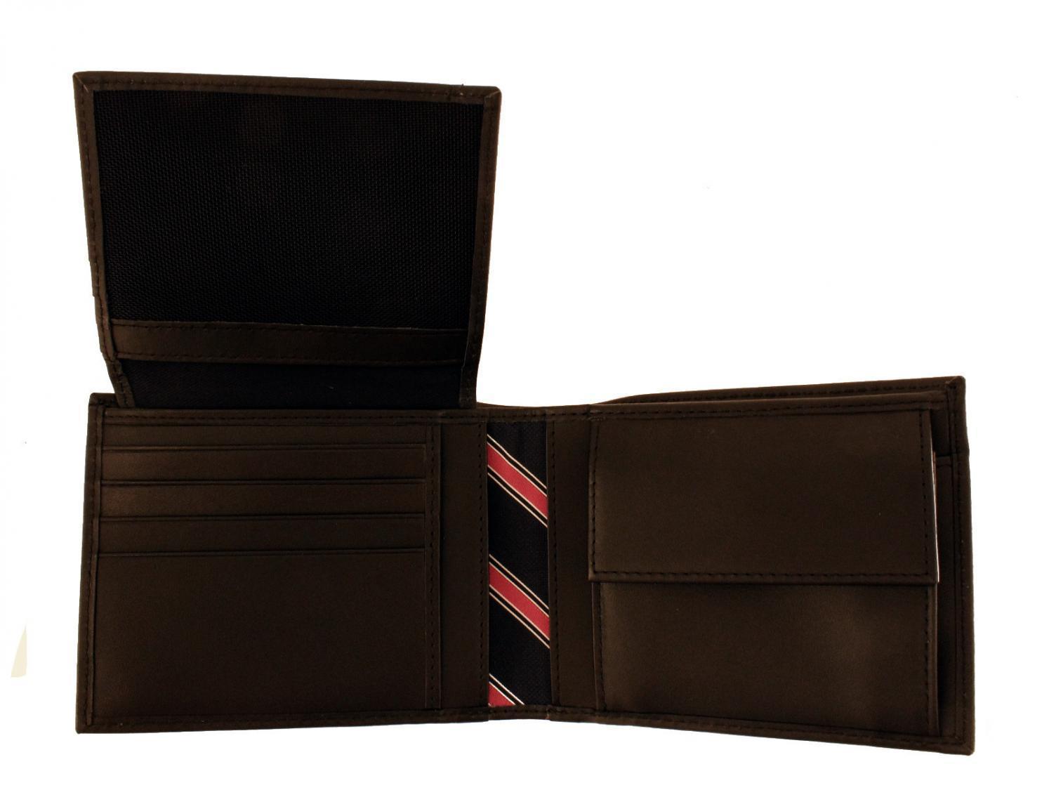 Tommy Hilfiger Eton Herrenbörse quer Leder Schwarz