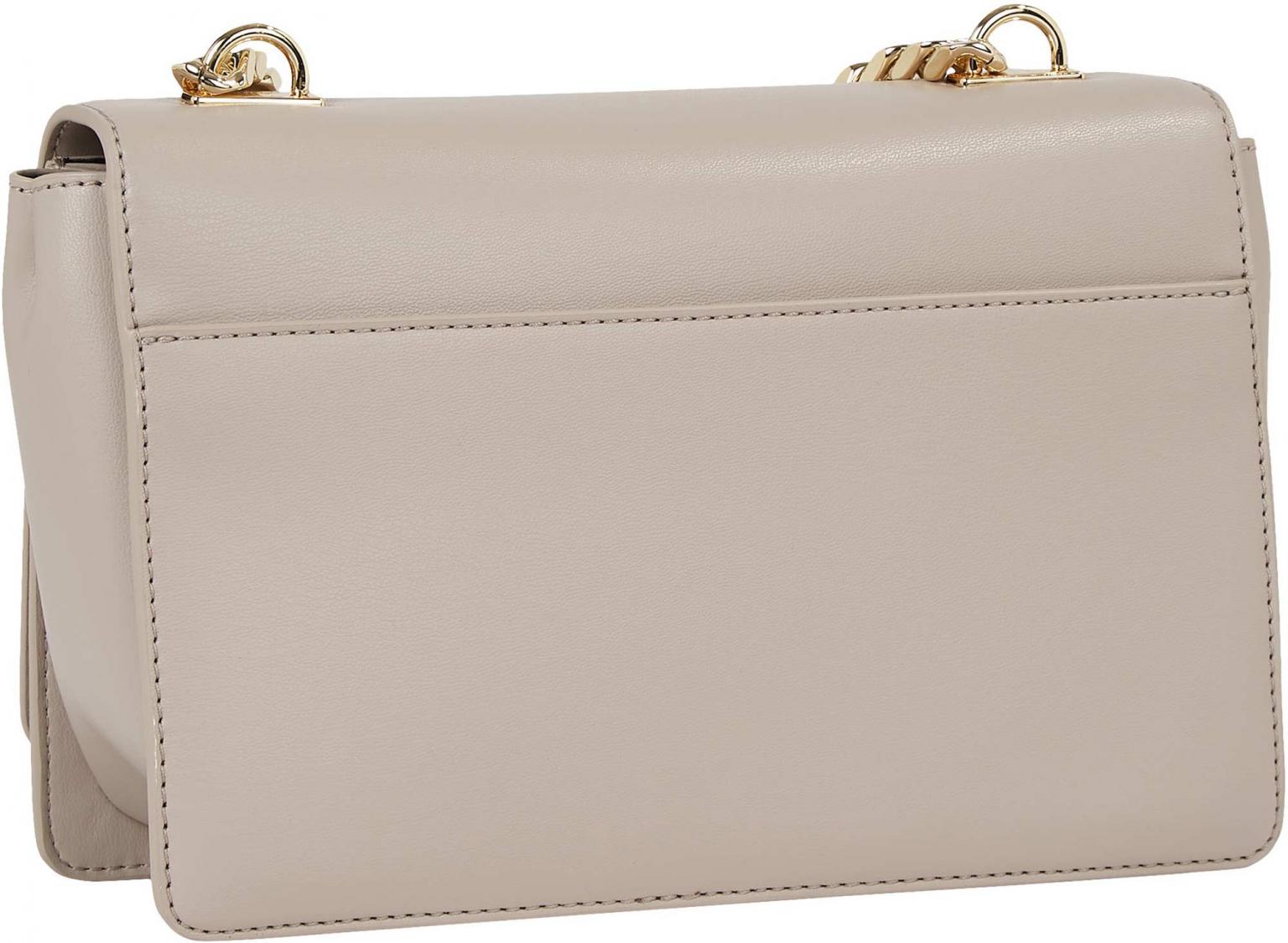 Tommy Hilfiger Flap Bag Kette White Clay Refined TH