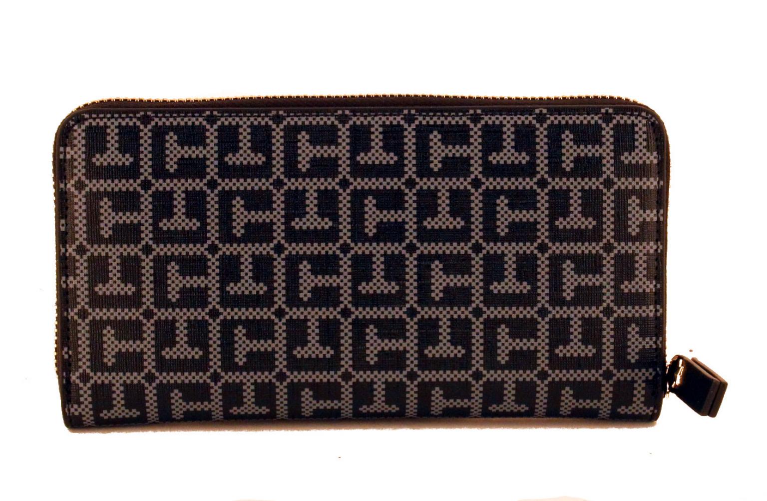 Tommy Hilfiger Geldbörse Love Reißverschluss Print Schwarz