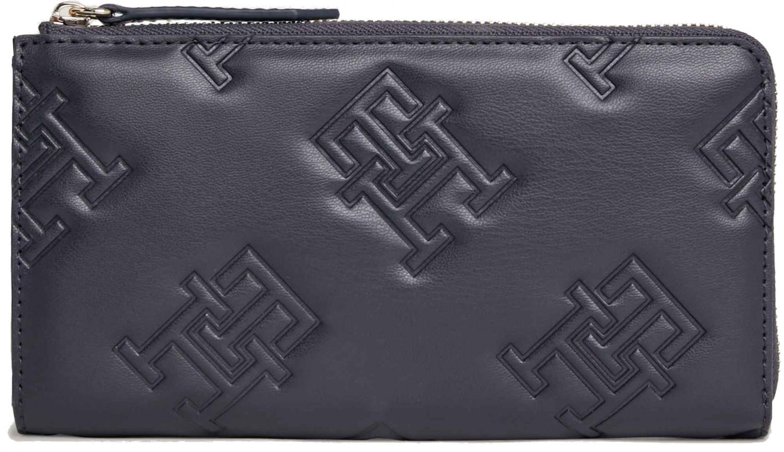 Tommy Hilfiger Geldbörse TH Refined Large ZA Mono space blue blau