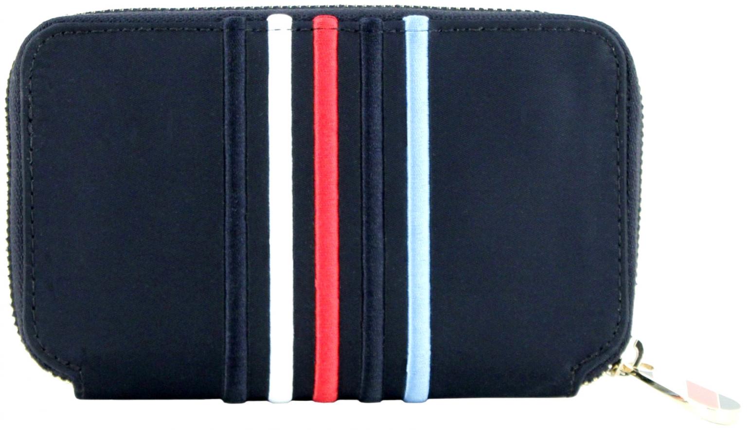 Tommy Hilfiger Geldbörse dunkelblau Poppy Nylon Streifen