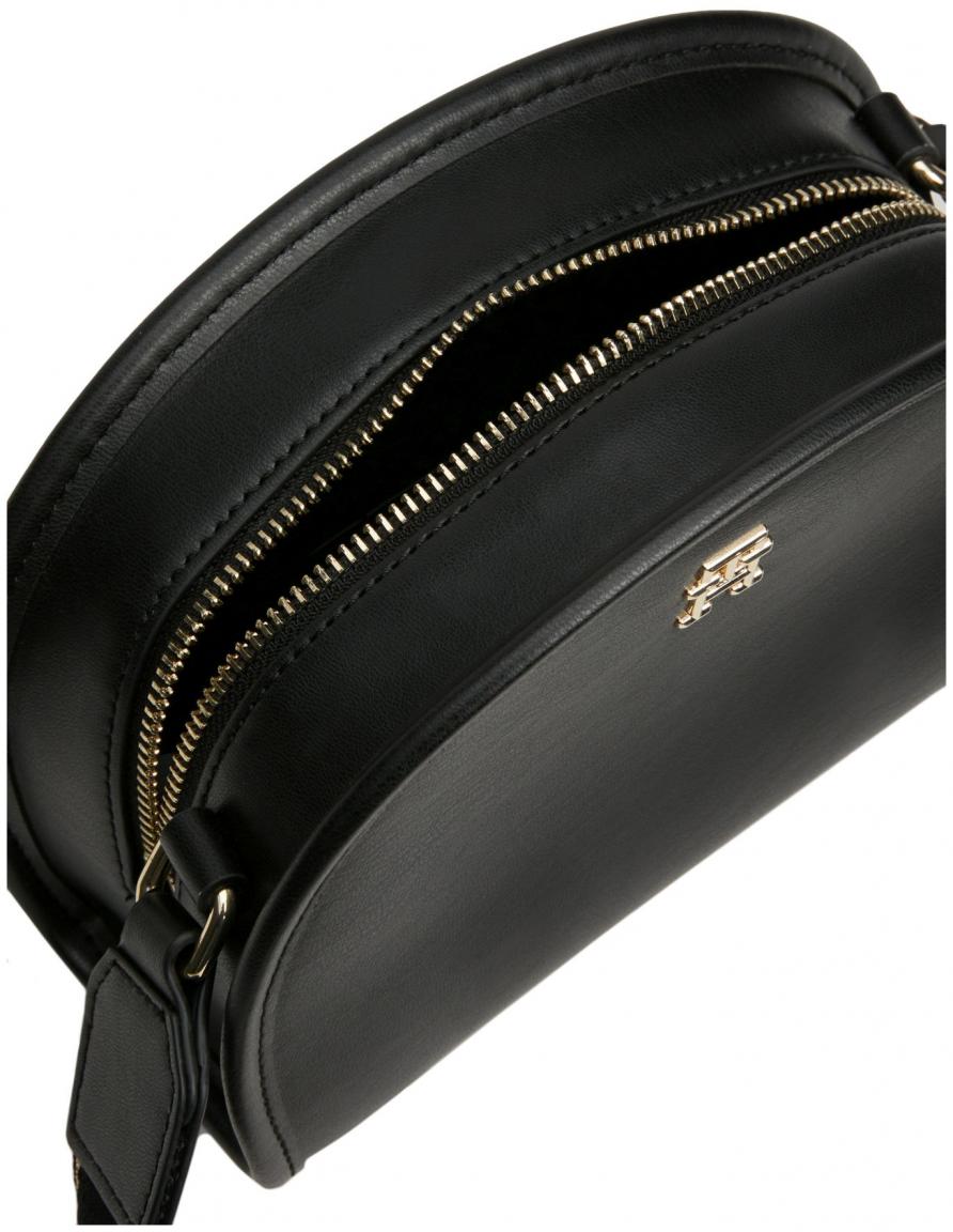 Tommy Hilfiger Halbmond Umhängetasche schwarz Monotype