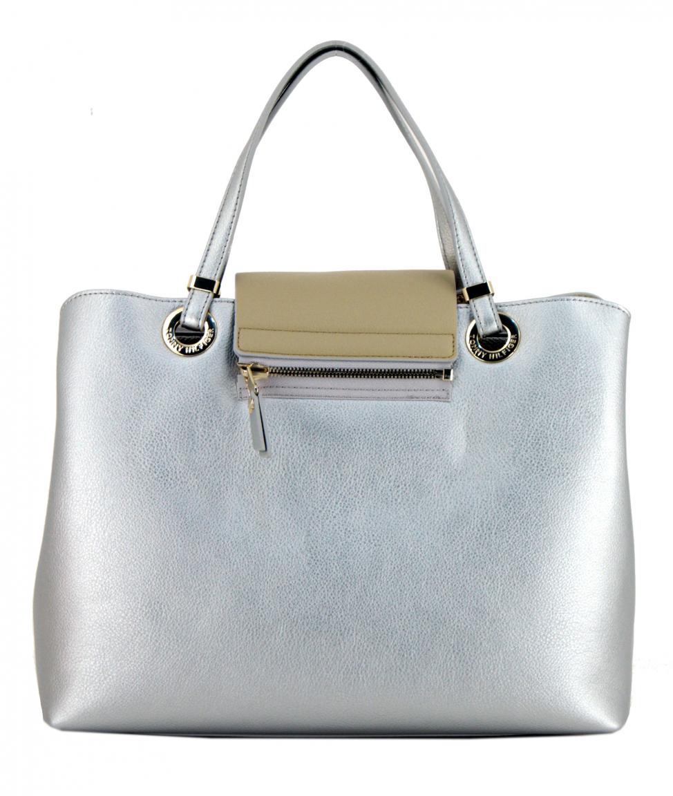 Tommy Hilfiger Handtasche dunkelblau Monogram Satchel Navy