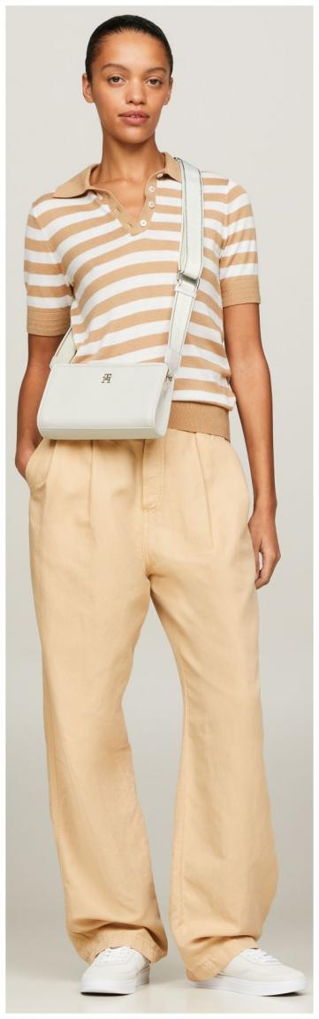 Tommy Hilfiger Harvest Wheat Handtasche Monotype Crossover beige