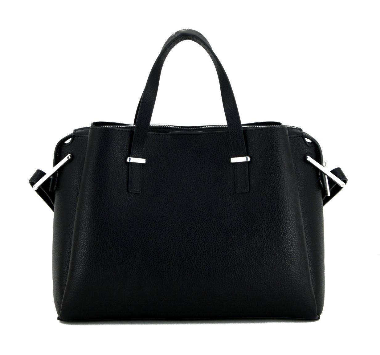 Tommy Hilfiger Henkeltasche Core Satchel dunkelblau Streifen