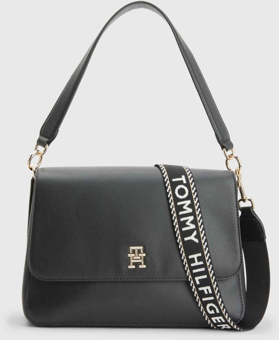 Tommy Hilfiger Henkeltasche mit Schultergurt Life Black