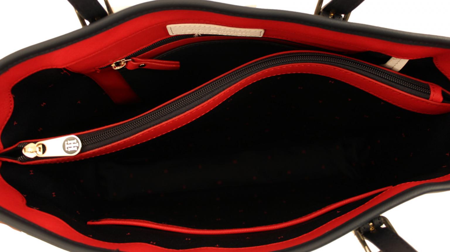 Tommy Hilfiger Honey Finegrain Tote schwarz Businesstasche