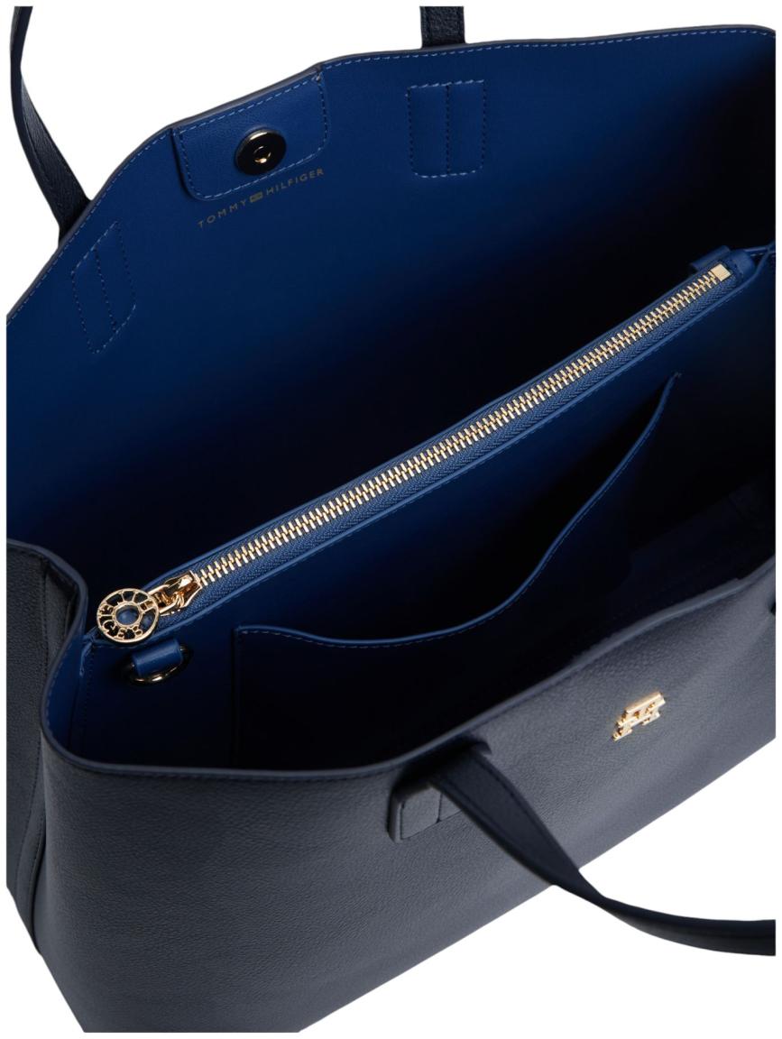 Tommy Hilfiger Icon Satchel Kurzgrifftasche Space Blue - Blau