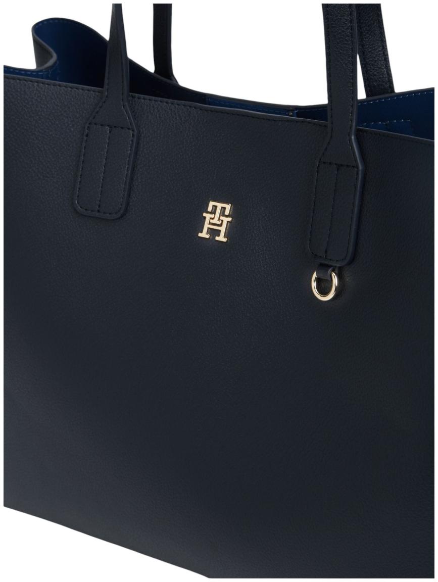 Tommy Hilfiger Icon Satchel Kurzgrifftasche Space Blue - Blau