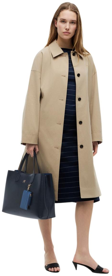 Tommy Hilfiger Icon Satchel Kurzgrifftasche Space Blue - Blau