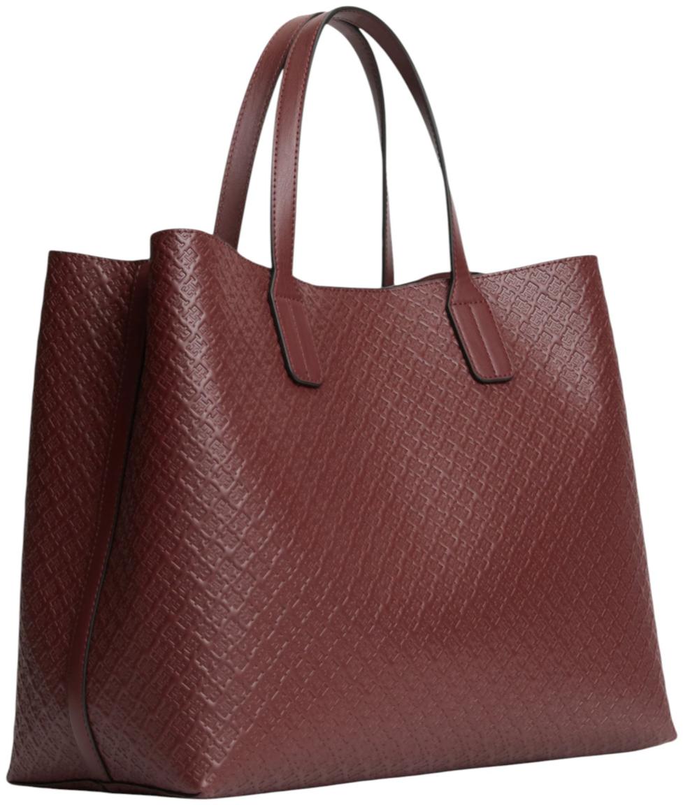 Tommy Hilfiger Icon Satchel Mono Kurzgrifftasche Bordeaux